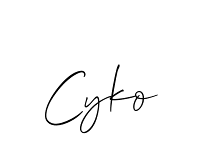 Here are the top 10 professional signature styles for the name Cyko. These are the best autograph styles you can use for your name. Cyko signature style 2 images and pictures png