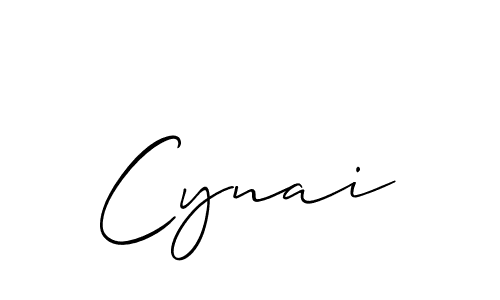 Cynai stylish signature style. Best Handwritten Sign (Allison_Script) for my name. Handwritten Signature Collection Ideas for my name Cynai. Cynai signature style 2 images and pictures png