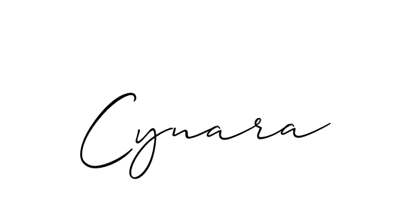Best and Professional Signature Style for Cynara. Allison_Script Best Signature Style Collection. Cynara signature style 2 images and pictures png