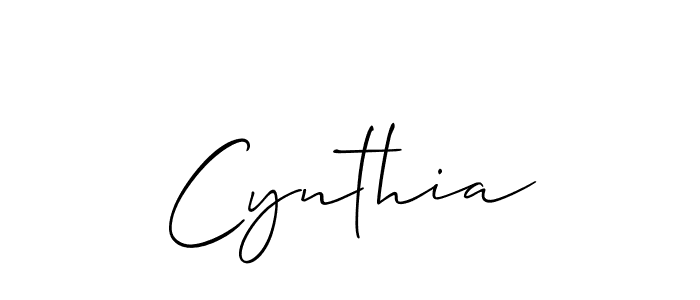 Also we have Cynthia name is the best signature style. Create professional handwritten signature collection using Allison_Script autograph style. Cynthia signature style 2 images and pictures png