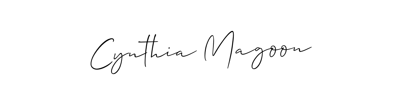This is the best signature style for the Cynthia Magoon name. Also you like these signature font (Allison_Script). Mix name signature. Cynthia Magoon signature style 2 images and pictures png