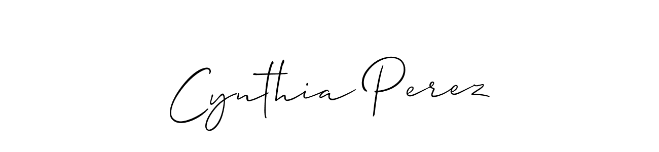 Also we have Cynthia Perez name is the best signature style. Create professional handwritten signature collection using Allison_Script autograph style. Cynthia Perez signature style 2 images and pictures png