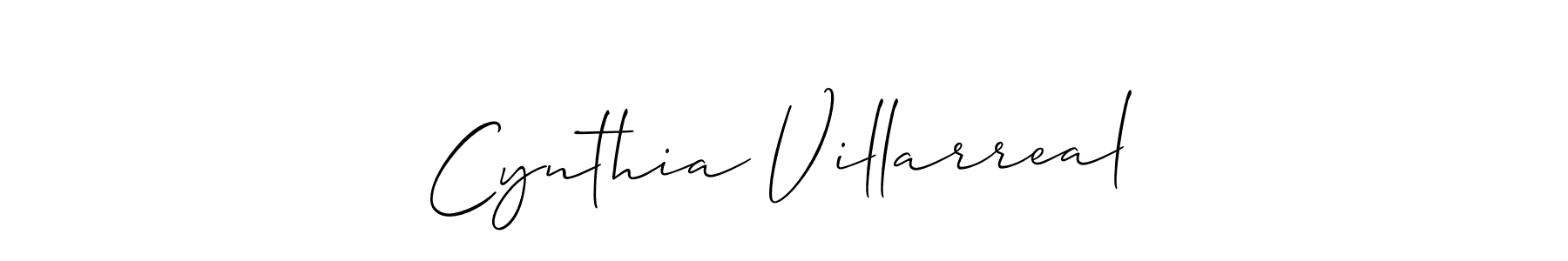 Use a signature maker to create a handwritten signature online. With this signature software, you can design (Allison_Script) your own signature for name Cynthia Villarreal. Cynthia Villarreal signature style 2 images and pictures png