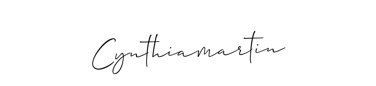 You should practise on your own different ways (Allison_Script) to write your name (Cynthiamartin) in signature. don't let someone else do it for you. Cynthiamartin signature style 2 images and pictures png