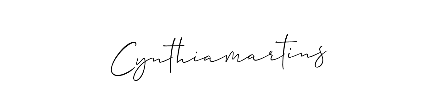 Once you've used our free online signature maker to create your best signature Allison_Script style, it's time to enjoy all of the benefits that Cynthiamartins name signing documents. Cynthiamartins signature style 2 images and pictures png