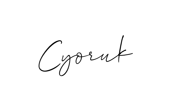 Here are the top 10 professional signature styles for the name Cyoruk. These are the best autograph styles you can use for your name. Cyoruk signature style 2 images and pictures png