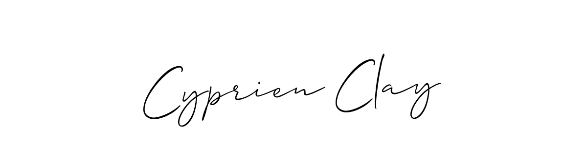 How to Draw Cyprien Clay signature style? Allison_Script is a latest design signature styles for name Cyprien Clay. Cyprien Clay signature style 2 images and pictures png