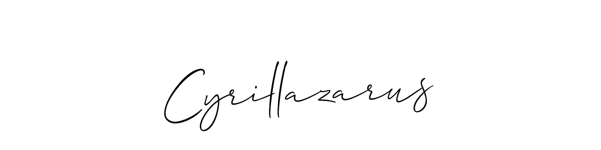 Check out images of Autograph of Cyrillazarus name. Actor Cyrillazarus Signature Style. Allison_Script is a professional sign style online. Cyrillazarus signature style 2 images and pictures png