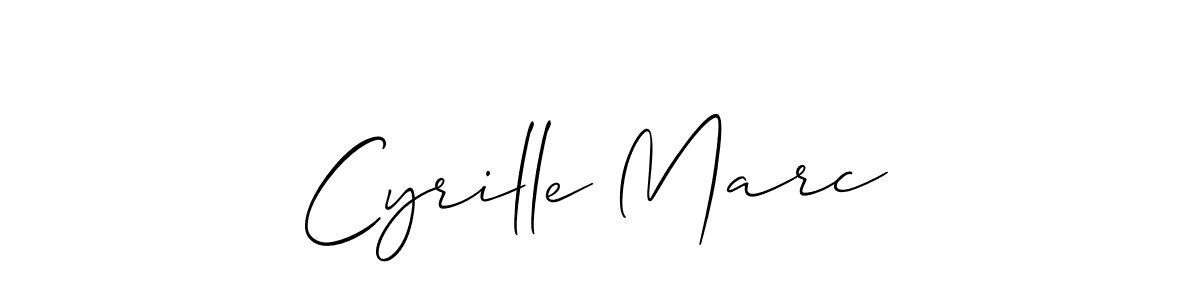 You should practise on your own different ways (Allison_Script) to write your name (Cyrille Marc) in signature. don't let someone else do it for you. Cyrille Marc signature style 2 images and pictures png