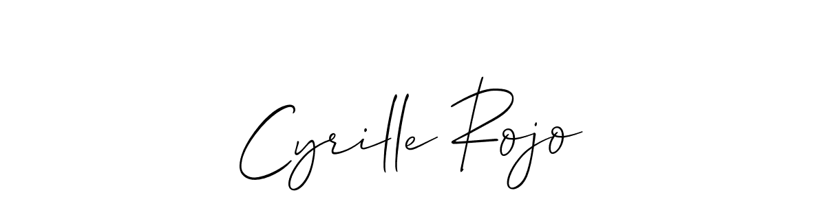 Similarly Allison_Script is the best handwritten signature design. Signature creator online .You can use it as an online autograph creator for name Cyrille Rojo. Cyrille Rojo signature style 2 images and pictures png