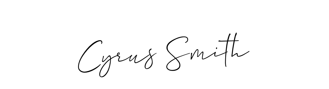 Also we have Cyrus Smith name is the best signature style. Create professional handwritten signature collection using Allison_Script autograph style. Cyrus Smith signature style 2 images and pictures png