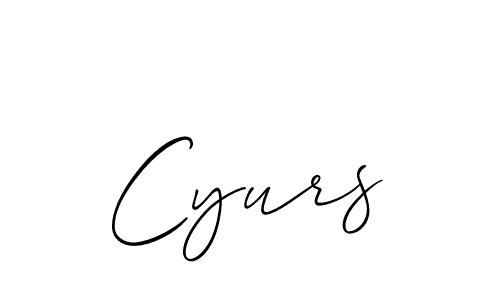 Here are the top 10 professional signature styles for the name Cyurs. These are the best autograph styles you can use for your name. Cyurs signature style 2 images and pictures png