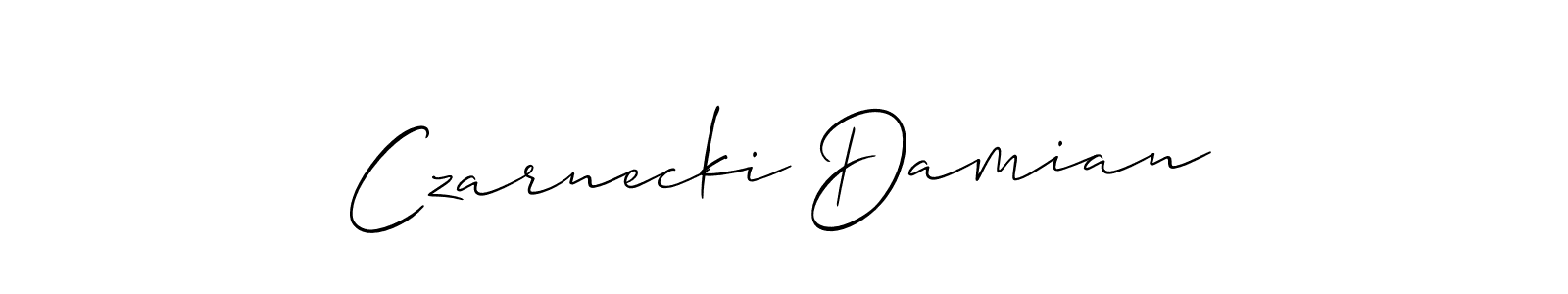 Make a beautiful signature design for name Czarnecki Damian. Use this online signature maker to create a handwritten signature for free. Czarnecki Damian signature style 2 images and pictures png