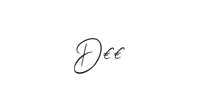 You can use this online signature creator to create a handwritten signature for the name D€€. This is the best online autograph maker. D€€ signature style 2 images and pictures png