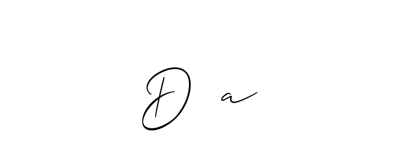 Here are the top 10 professional signature styles for the name D❤️a. These are the best autograph styles you can use for your name. D❤️a signature style 2 images and pictures png