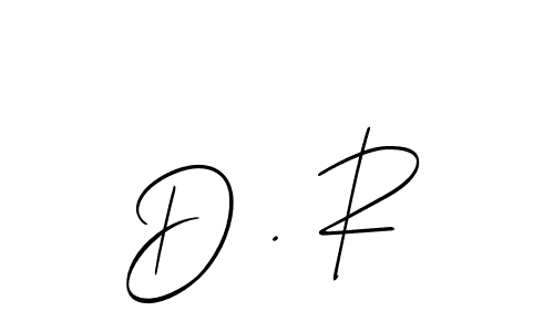 Make a beautiful signature design for name D . R. Use this online signature maker to create a handwritten signature for free. D . R signature style 2 images and pictures png