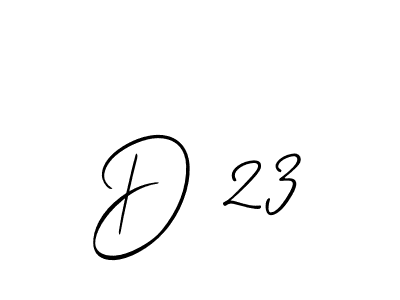 Also we have D 23 name is the best signature style. Create professional handwritten signature collection using Allison_Script autograph style. D 23 signature style 2 images and pictures png