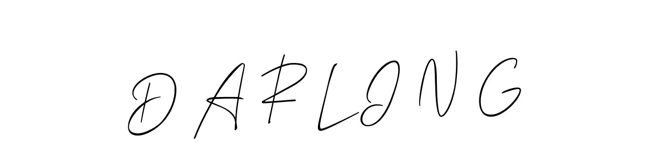 Design your own signature with our free online signature maker. With this signature software, you can create a handwritten (Allison_Script) signature for name D A R L I N G. D A R L I N G signature style 2 images and pictures png