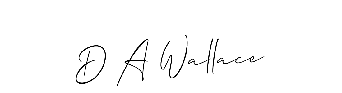 Here are the top 10 professional signature styles for the name D A Wallace. These are the best autograph styles you can use for your name. D A Wallace signature style 2 images and pictures png