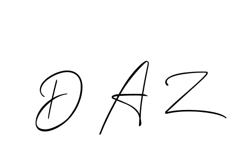Allison_Script is a professional signature style that is perfect for those who want to add a touch of class to their signature. It is also a great choice for those who want to make their signature more unique. Get D A Z name to fancy signature for free. D A Z signature style 2 images and pictures png