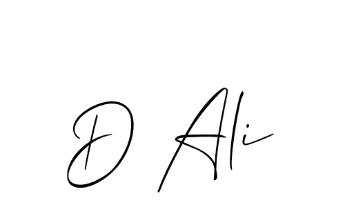 Best and Professional Signature Style for D Ali. Allison_Script Best Signature Style Collection. D Ali signature style 2 images and pictures png