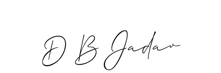 Once you've used our free online signature maker to create your best signature Allison_Script style, it's time to enjoy all of the benefits that D B Jadav name signing documents. D B Jadav signature style 2 images and pictures png