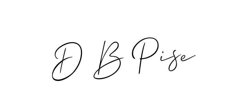 Design your own signature with our free online signature maker. With this signature software, you can create a handwritten (Allison_Script) signature for name D B Pise. D B Pise signature style 2 images and pictures png