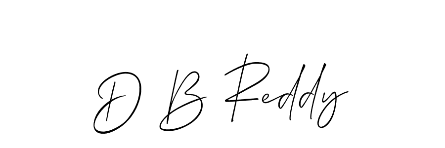 Use a signature maker to create a handwritten signature online. With this signature software, you can design (Allison_Script) your own signature for name D B Reddy. D B Reddy signature style 2 images and pictures png