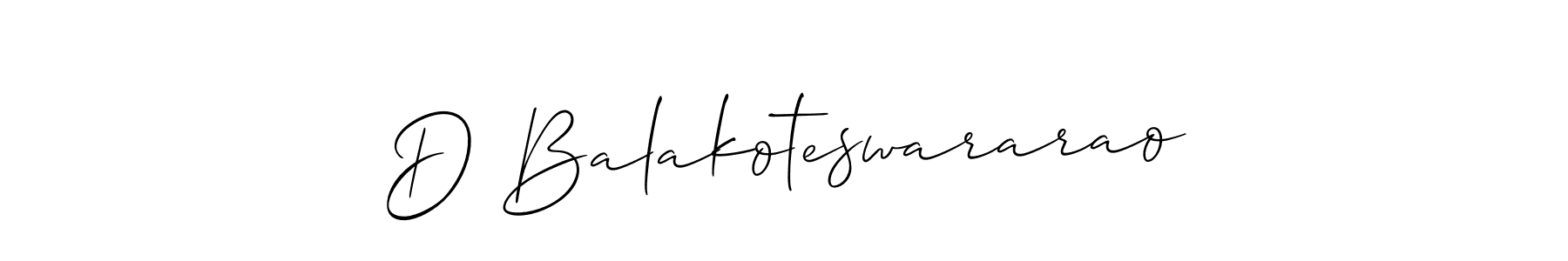 This is the best signature style for the D Balakoteswararao name. Also you like these signature font (Allison_Script). Mix name signature. D Balakoteswararao signature style 2 images and pictures png
