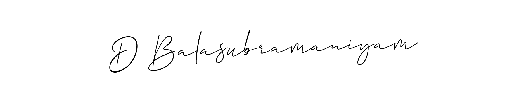 Similarly Allison_Script is the best handwritten signature design. Signature creator online .You can use it as an online autograph creator for name D Balasubramaniyam. D Balasubramaniyam signature style 2 images and pictures png