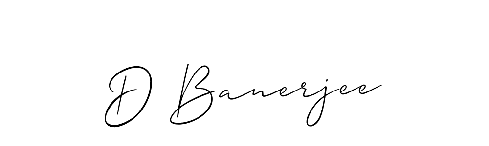 This is the best signature style for the D Banerjee name. Also you like these signature font (Allison_Script). Mix name signature. D Banerjee signature style 2 images and pictures png