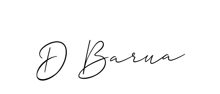 D Barua stylish signature style. Best Handwritten Sign (Allison_Script) for my name. Handwritten Signature Collection Ideas for my name D Barua. D Barua signature style 2 images and pictures png