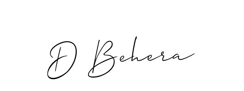 This is the best signature style for the D Behera name. Also you like these signature font (Allison_Script). Mix name signature. D Behera signature style 2 images and pictures png