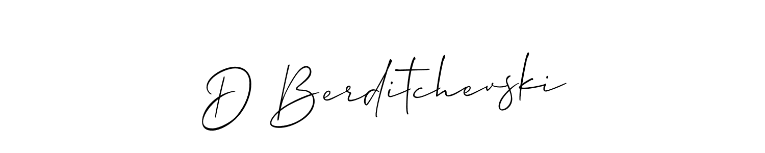 You can use this online signature creator to create a handwritten signature for the name D Berditchevski. This is the best online autograph maker. D Berditchevski signature style 2 images and pictures png