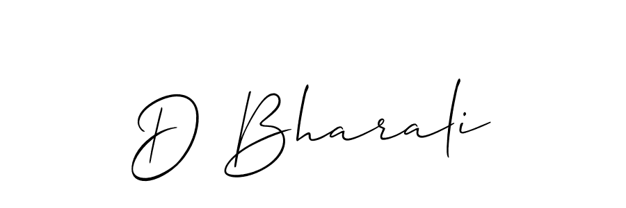 Make a short D Bharali signature style. Manage your documents anywhere anytime using Allison_Script. Create and add eSignatures, submit forms, share and send files easily. D Bharali signature style 2 images and pictures png