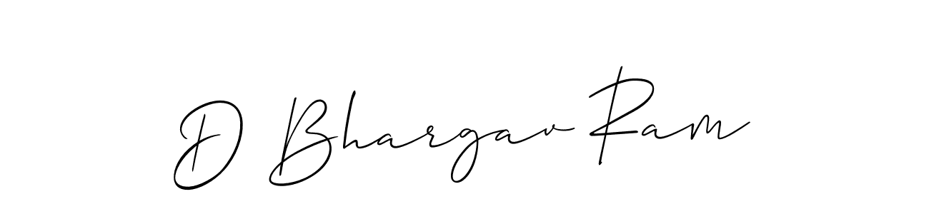 Best and Professional Signature Style for D Bhargav Ram. Allison_Script Best Signature Style Collection. D Bhargav Ram signature style 2 images and pictures png