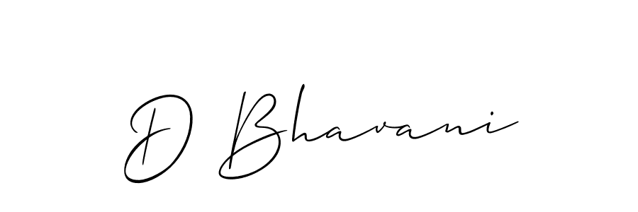 D Bhavani stylish signature style. Best Handwritten Sign (Allison_Script) for my name. Handwritten Signature Collection Ideas for my name D Bhavani. D Bhavani signature style 2 images and pictures png