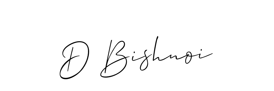 Make a beautiful signature design for name D Bishnoi. Use this online signature maker to create a handwritten signature for free. D Bishnoi signature style 2 images and pictures png