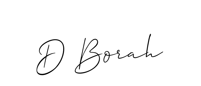 Check out images of Autograph of D Borah name. Actor D Borah Signature Style. Allison_Script is a professional sign style online. D Borah signature style 2 images and pictures png