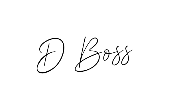 Allison_Script is a professional signature style that is perfect for those who want to add a touch of class to their signature. It is also a great choice for those who want to make their signature more unique. Get D Boss name to fancy signature for free. D Boss signature style 2 images and pictures png