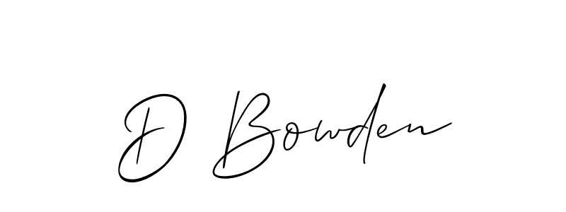 if you are searching for the best signature style for your name D Bowden. so please give up your signature search. here we have designed multiple signature styles  using Allison_Script. D Bowden signature style 2 images and pictures png