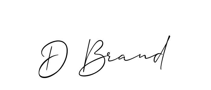 The best way (Allison_Script) to make a short signature is to pick only two or three words in your name. The name D Brand include a total of six letters. For converting this name. D Brand signature style 2 images and pictures png