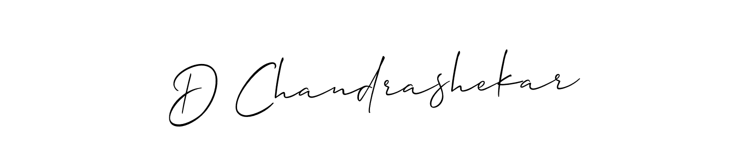 Make a beautiful signature design for name D Chandrashekar. With this signature (Allison_Script) style, you can create a handwritten signature for free. D Chandrashekar signature style 2 images and pictures png