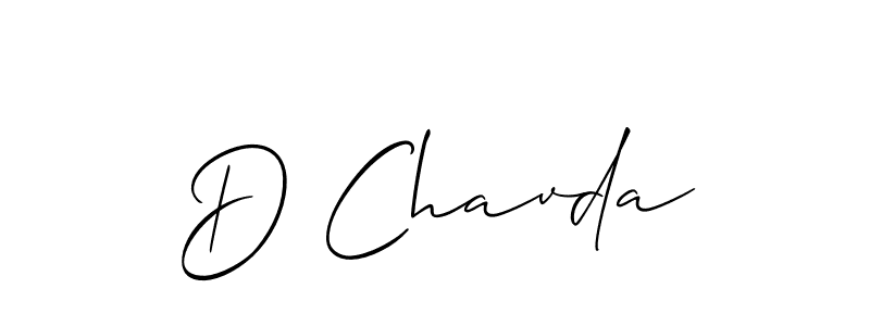 You can use this online signature creator to create a handwritten signature for the name D Chavda. This is the best online autograph maker. D Chavda signature style 2 images and pictures png