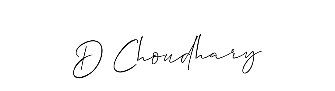 Once you've used our free online signature maker to create your best signature Allison_Script style, it's time to enjoy all of the benefits that D Choudhary name signing documents. D Choudhary signature style 2 images and pictures png