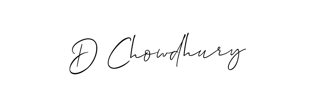 if you are searching for the best signature style for your name D Chowdhury. so please give up your signature search. here we have designed multiple signature styles  using Allison_Script. D Chowdhury signature style 2 images and pictures png