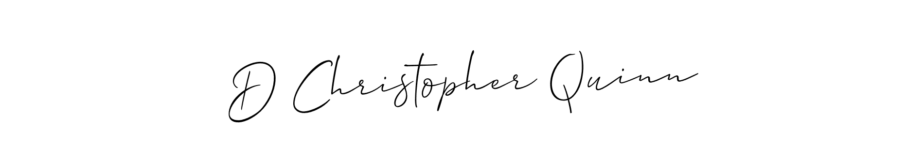 Best and Professional Signature Style for D Christopher Quinn. Allison_Script Best Signature Style Collection. D Christopher Quinn signature style 2 images and pictures png