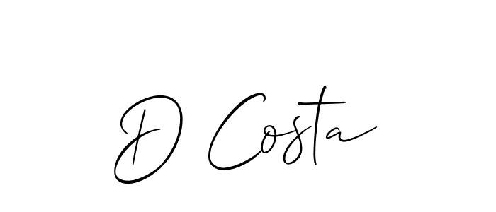 Once you've used our free online signature maker to create your best signature Allison_Script style, it's time to enjoy all of the benefits that D Costa name signing documents. D Costa signature style 2 images and pictures png