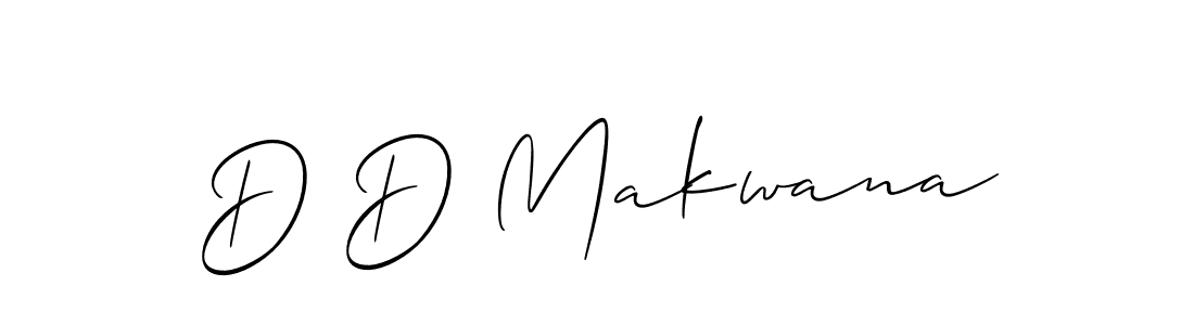 Also we have D D Makwana name is the best signature style. Create professional handwritten signature collection using Allison_Script autograph style. D D Makwana signature style 2 images and pictures png
