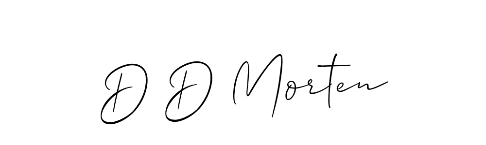 Best and Professional Signature Style for D D Morten. Allison_Script Best Signature Style Collection. D D Morten signature style 2 images and pictures png